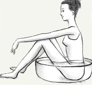 Sitz bath for piles